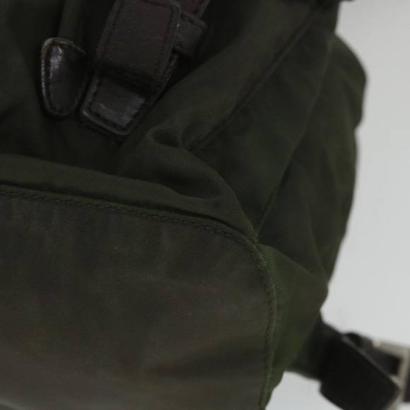 PRADA Backpack Nylon Khaki Auth 57050 - Picture 15 of 16